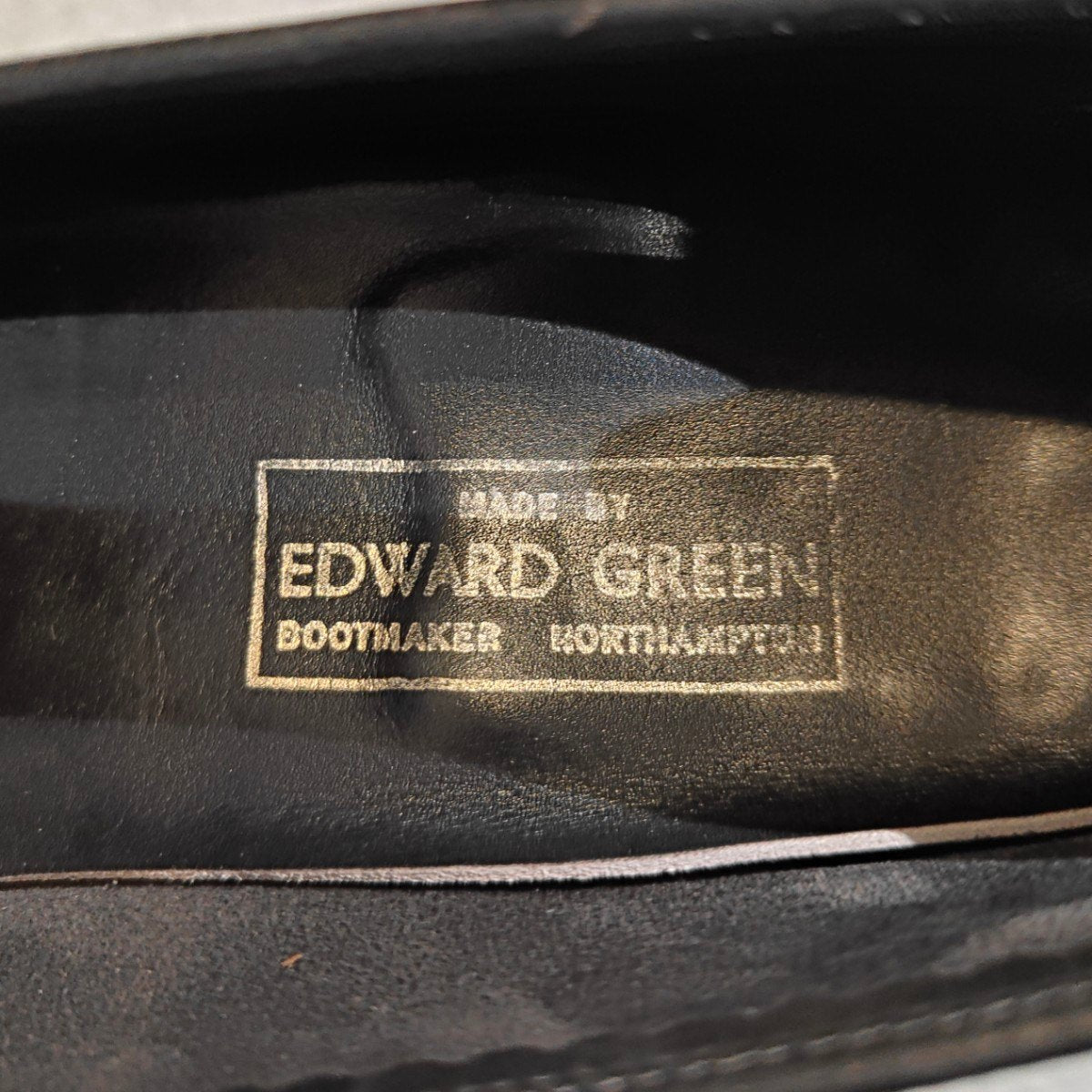 希少 【EDWARD GREEN】エドワードグリーン 旧工場 ハーロウ ローファー アンライニング カーフ  サイズ 6.5D 61ラスト