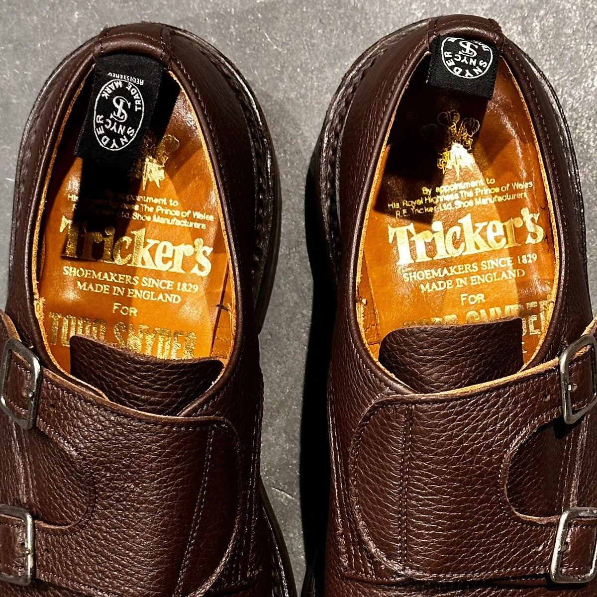 希少【Tricker's】トリッカーズ TODD SNYDER別注 M7634 ダブル