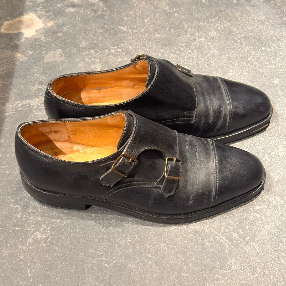 John Lobb ダブルモンクWilliam ブラック9E 名作ダブルモンクストラップ】ジョンロブ WILLIAM CALF ブラック