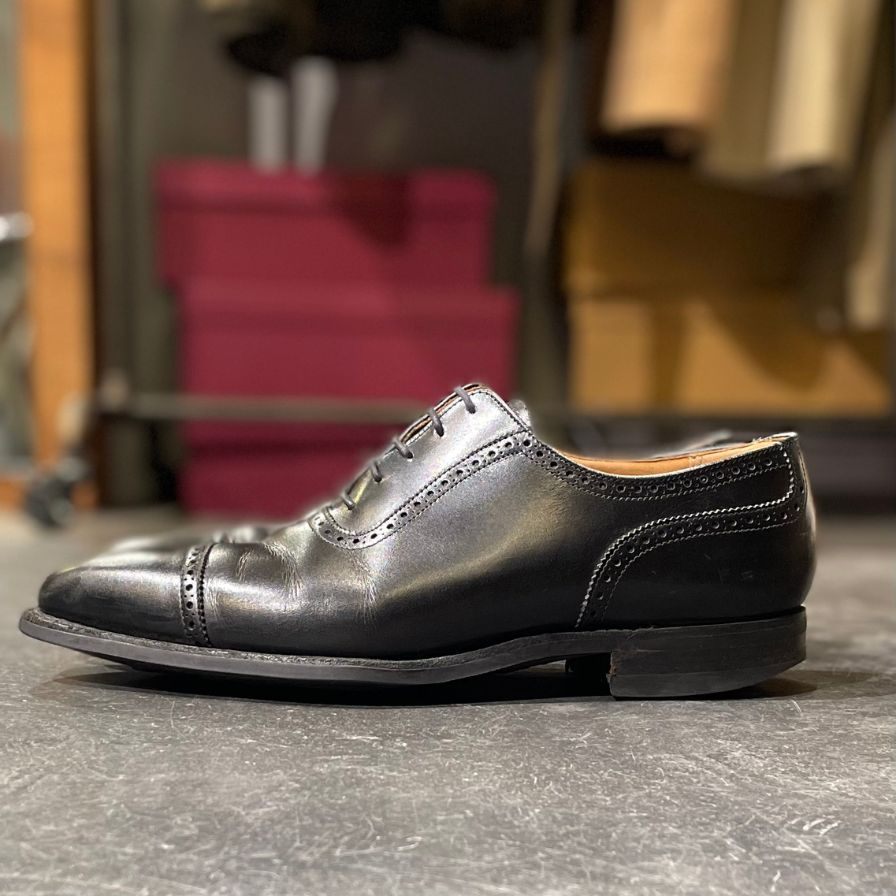 【CROCKETT&JONES】CROCKETT&JONES  ウエストボーン カーフ ブラック サイズ UK7E