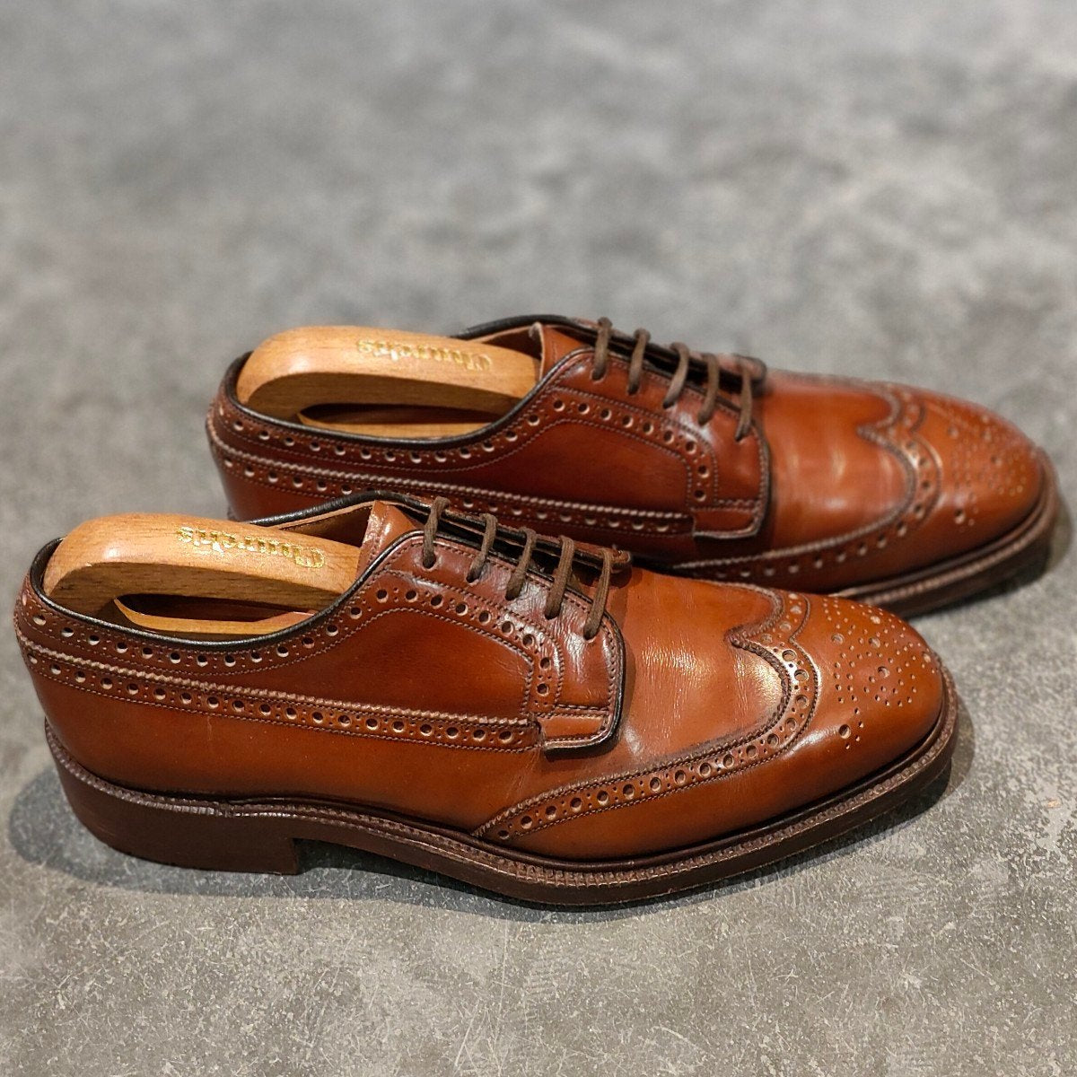 【Church's】チャーチ 3都市 グラフトン ウイングチップ ブックバインダーカーフ ブラウン サイズ UK60E 73ラスト