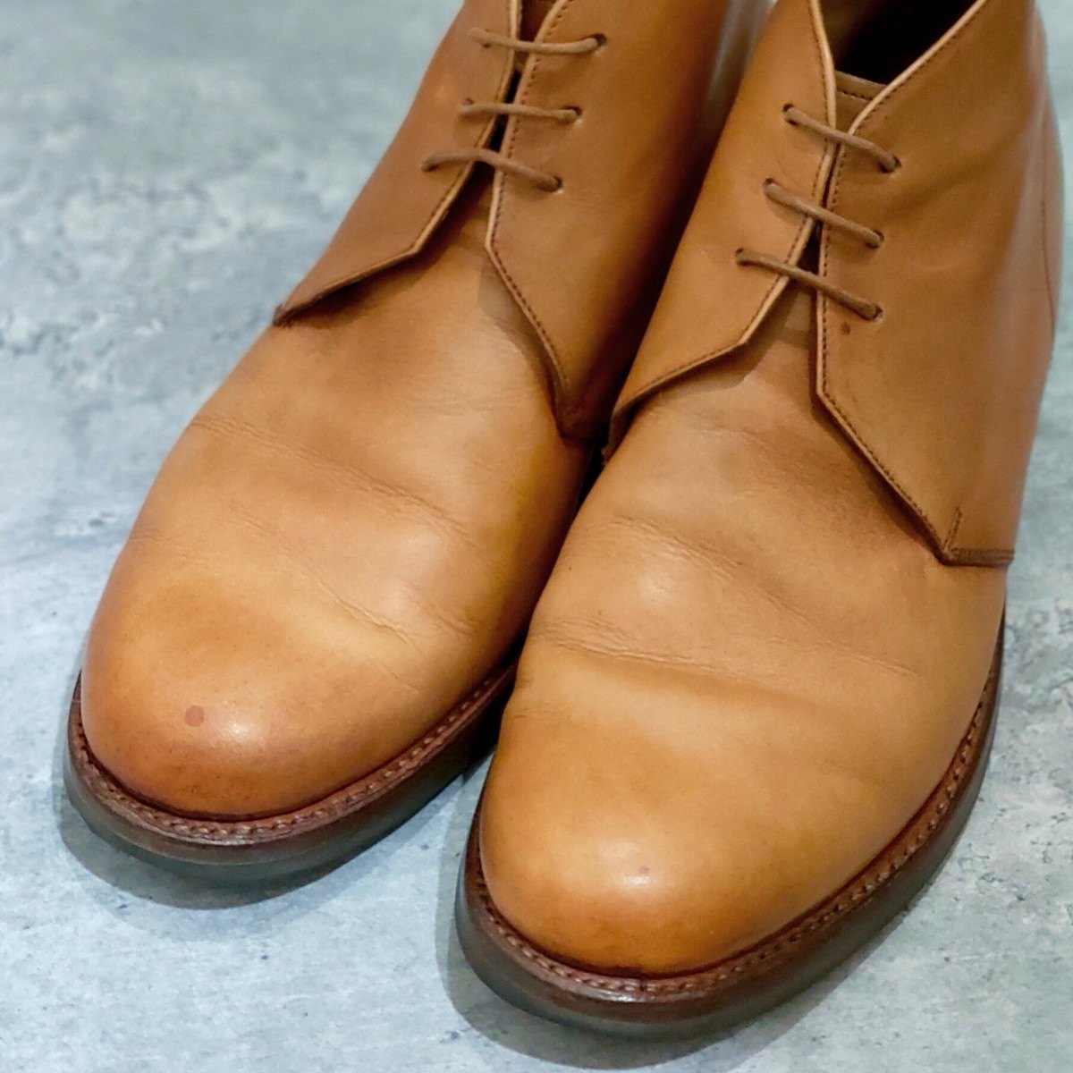 【GRENSON】グレンソン ウェンデル チャッカブーツ カーフ ブラウン サイズUK7.5G