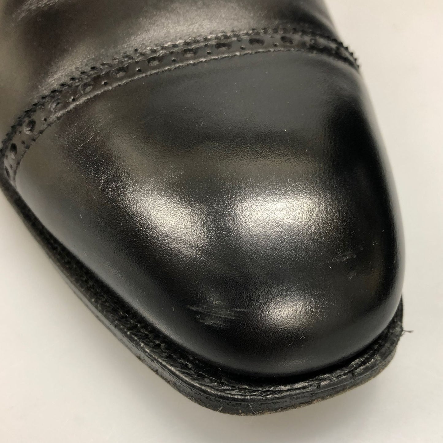 【CROCKETT&JONES】クロケット&ジョーンズ  ビジネスシューズ ストレートチップ ブラック（黒） サイズ 8.5 ラスト