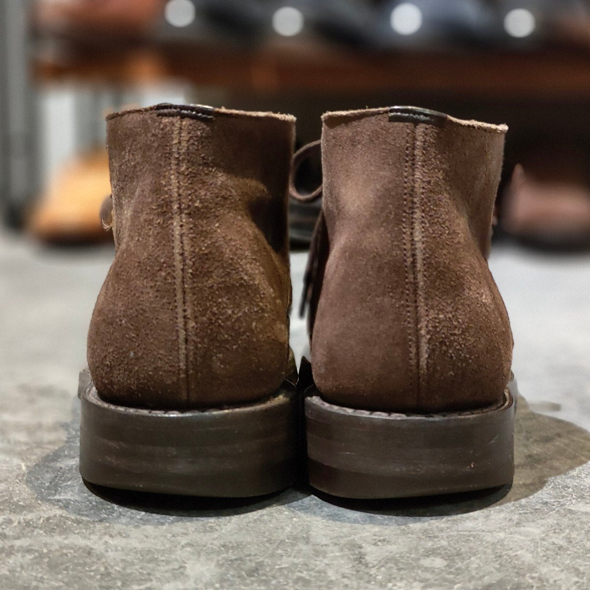 美品【Church's】チャーチ ライダー3 チャッカブーツ スエード 4都市 ブラウン サイズUK5F 81ラスト参考定価￥165,000-