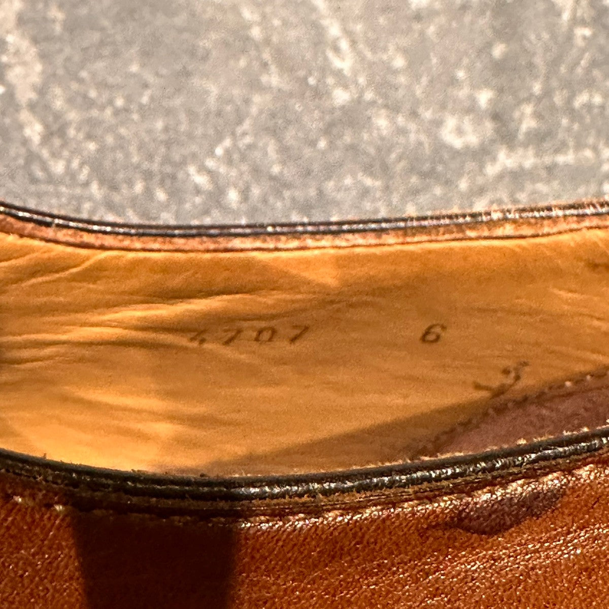 【Stefano Branchini】ステファノブランキーニ 4707 ホールカット プレーントゥ カーフ ブラウン サイズUK6