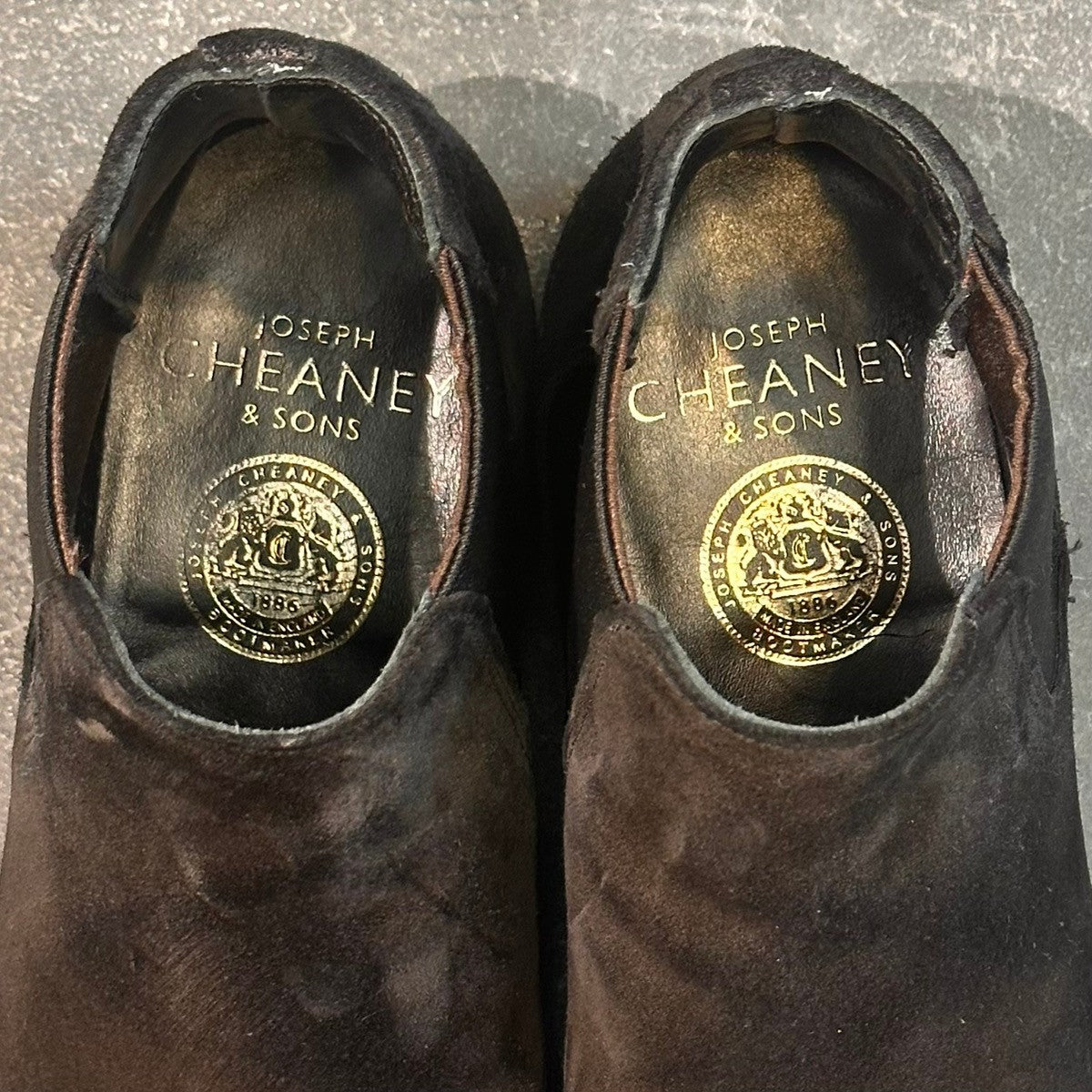 JOSEPH CHEANEY】ジョセフチーニー FAWKES サイドゴアブーツ スエード