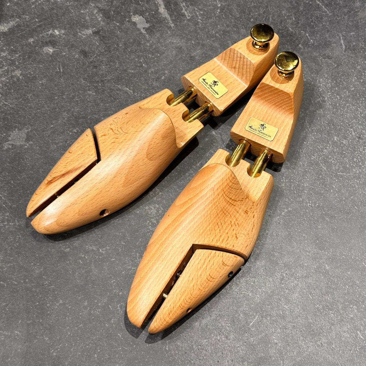 【Stefano Branchini】ステファノブランキーニ 4707 ホールカット プレーントゥ カーフ ブラウン サイズUK6