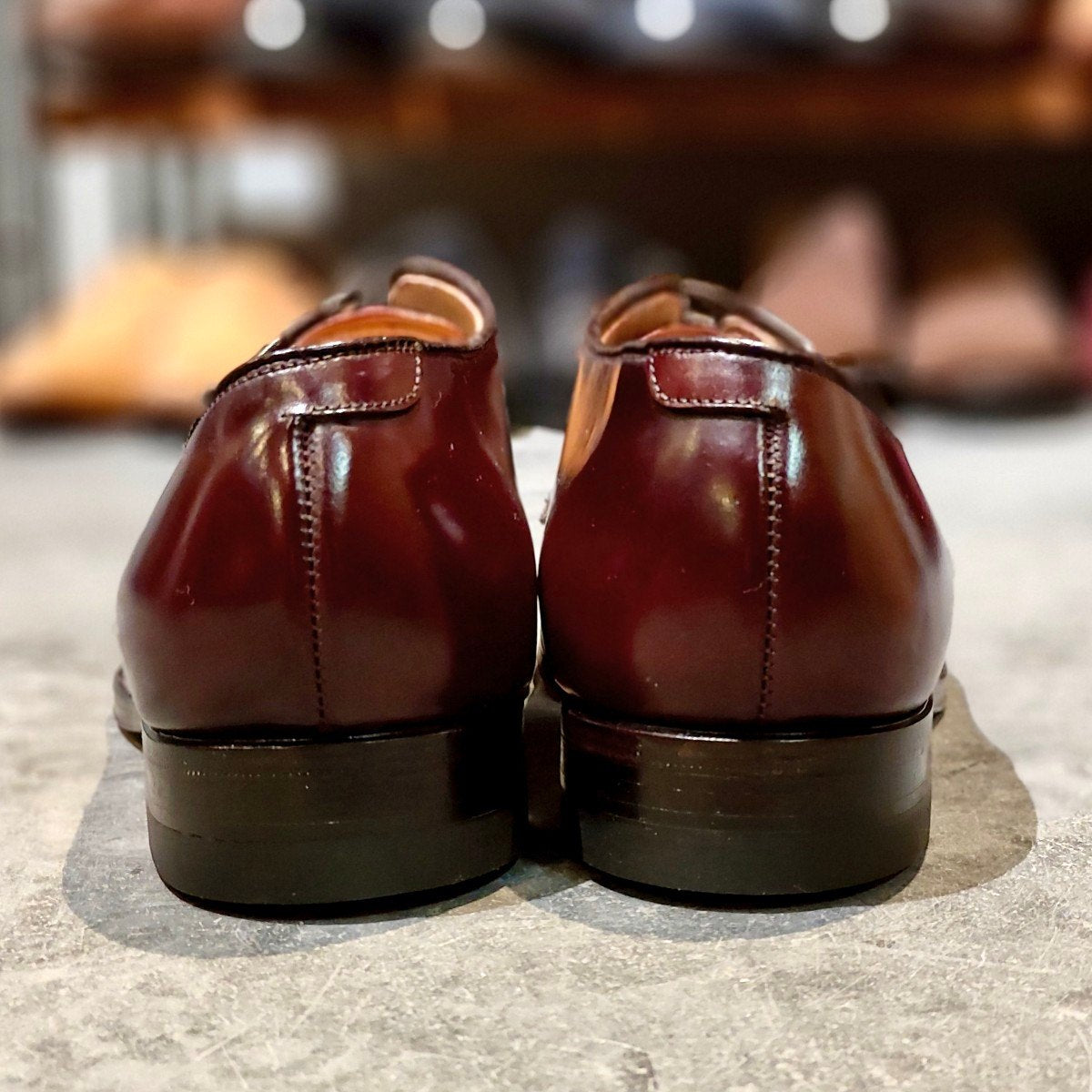 新品未使用【ALDEN】オールデン 54321 Vチップ コードバン ダークバーガンディ US7.5D モディファイドラスト 参考定価￥217,800-