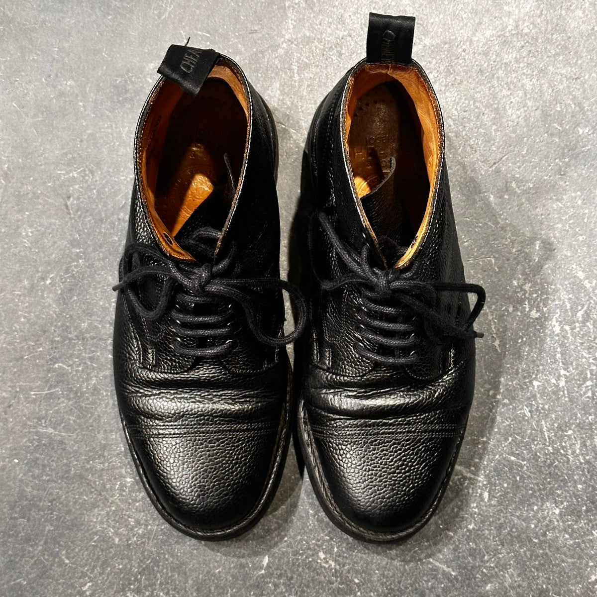 【JOSEPH CHEANEY】ジョセフチーニー ペナイン2 ギブソンブーツ グレインレザー ブラック サイズUK6