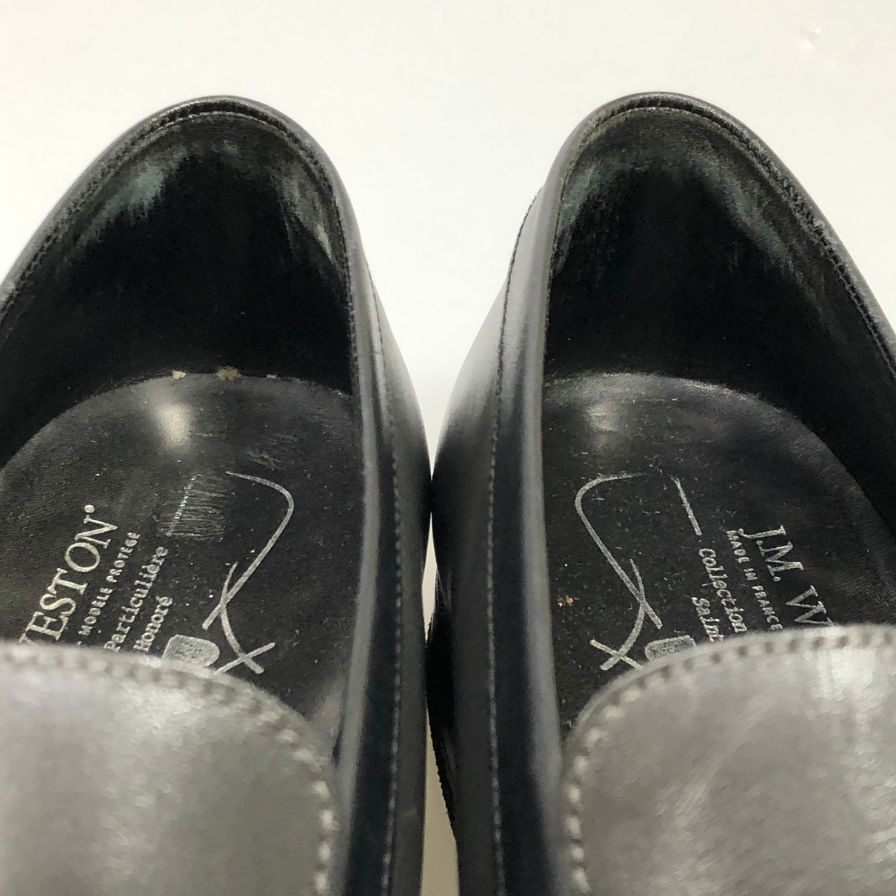 【J.M.WESTON】ジェイエムウエストン レザーシューズ 180 シグニチャーローファー  ブラック サイズUK 5D