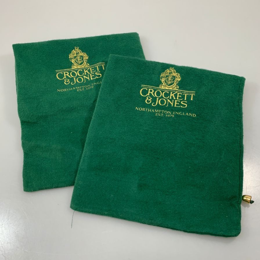 【CROCKETT&JONES】クロケット＆ジョーンズ トゥモローランド別注 レザーシューズ スターリング プレーントゥ シボレザー グリーン サイズ6.5E STIRLING