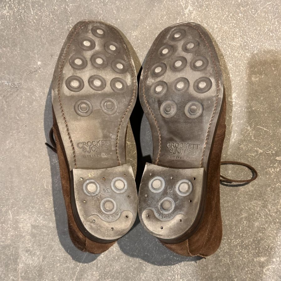 【CROCKETT&JONES】クロケットジョーンズ  ブーツ スエード ブラウン（茶系） サイズ UK7E ラスト