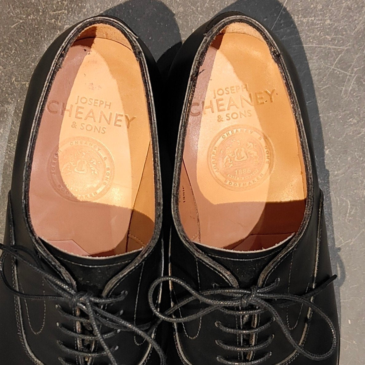 美品【JOSEPH CHEANEY】ジョセフチーニー アルフレッド ストレート