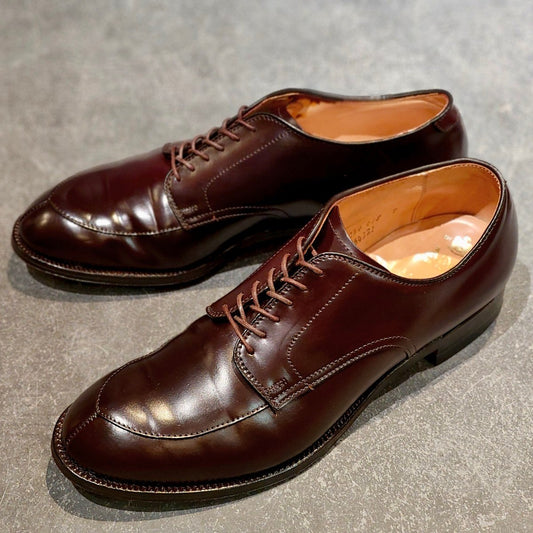 使用数回【ALDEN】オールデン バーニーズニューヨーク別注 54321 Vチップ コードバン ダークバーガンディ US9D モディファイドラスト 参考定価￥234,300-