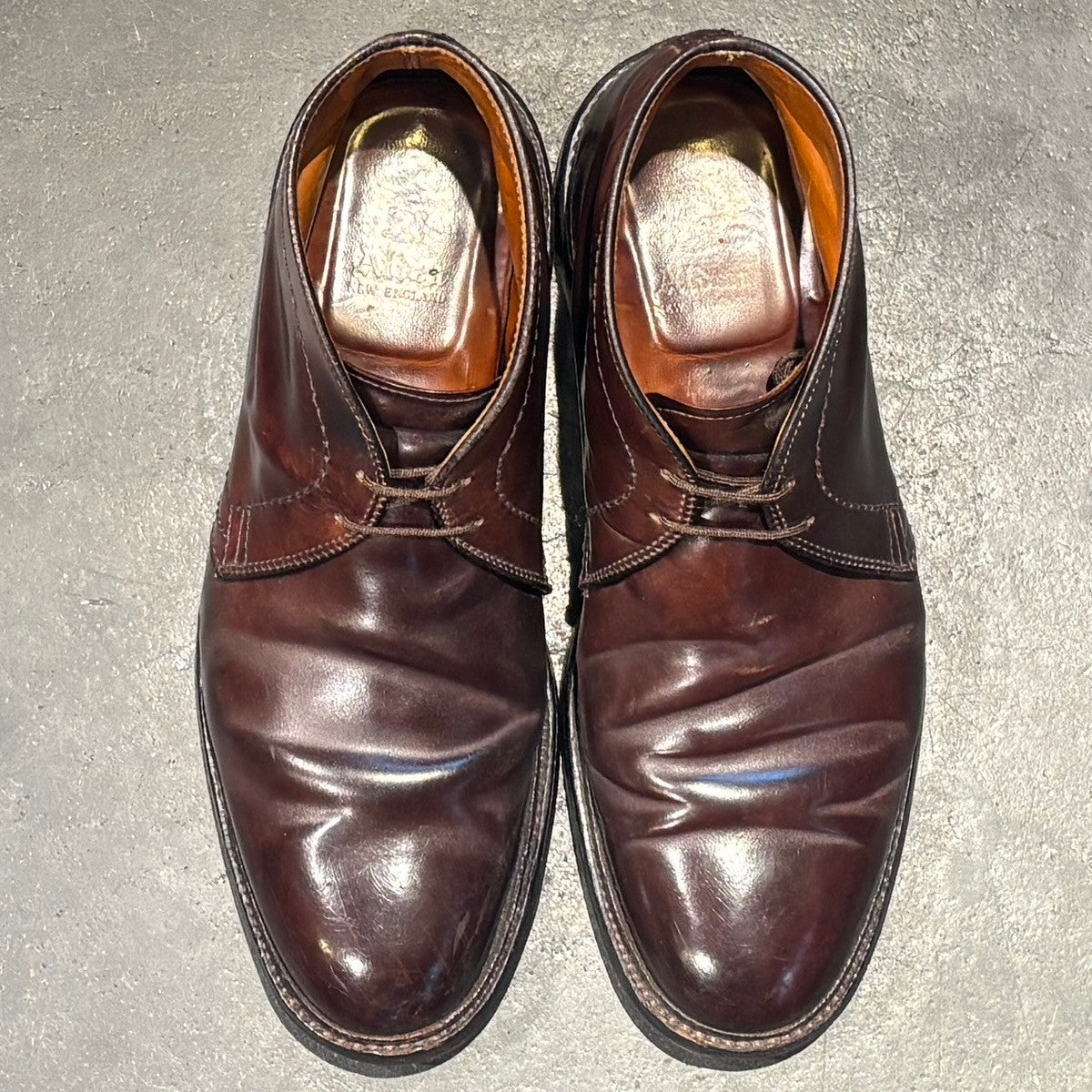 【ALDEN】オールデン チャッカブーツ 1339 コードバン ダークバーガンディ サイズUS8D バリーラスト 参考定価￥216,700-