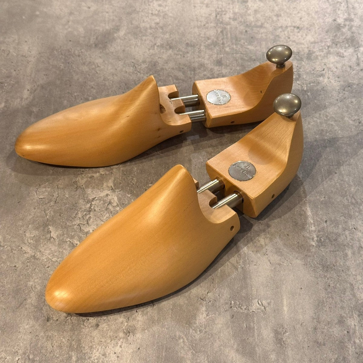 希少 美品【JOHN LOBB】ジョンロブ JOHN LOBB イヤーモデル 2007 メダリオン オックスフォード カーフ ブラウン サイズUK7.5E 1105ラスト