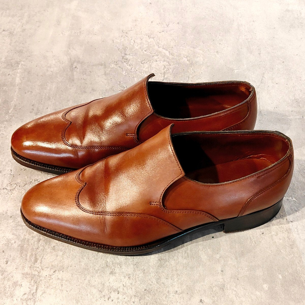 【JOHNLOBB】ジョンロブ ワーウィック ウイングチップ ローファー カーフ ブラウン サイズUK5EE 7000ラスト