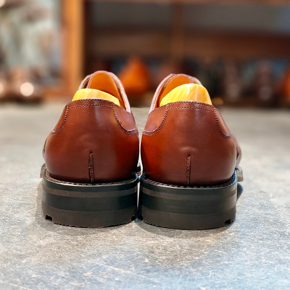 希少 新品未使用 【J.M.WESTON】ジェイエムウエストン 641 ゴルフ Uチップ ボックスカーフ レッドエトラスコ サイズ UK9C 31ラスト 参考定価￥176,000-