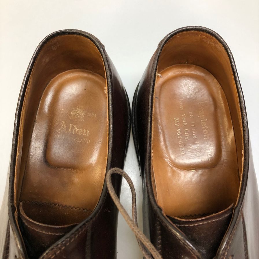 【ALDEN】オールデン 990 ビジネスシューズ コードバン ブラウン（茶系） サイズ US10 ラスト