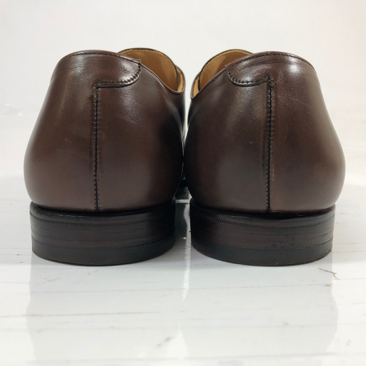 【CROCKETT&JONES】クロケット&ジョーンズ マルバーン シングルモンク カーフ ブラウン UK9.5E メンズ MALVERN