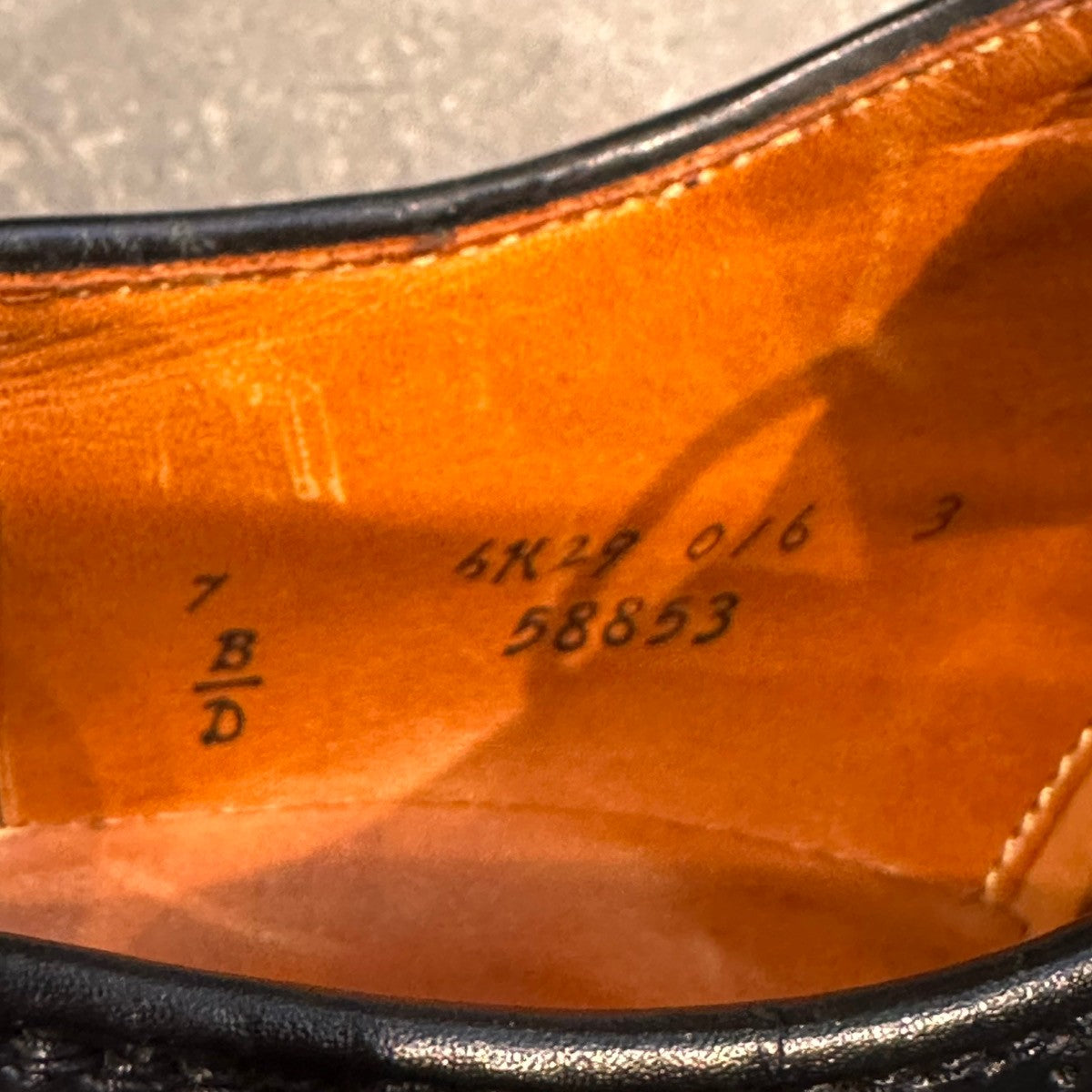 【ALDEN】オールデン 58853 ユナイテッドアローズ別注 58853 LWB フルブローグ コードバン ブラック サイズUS7D モディファイドラスト