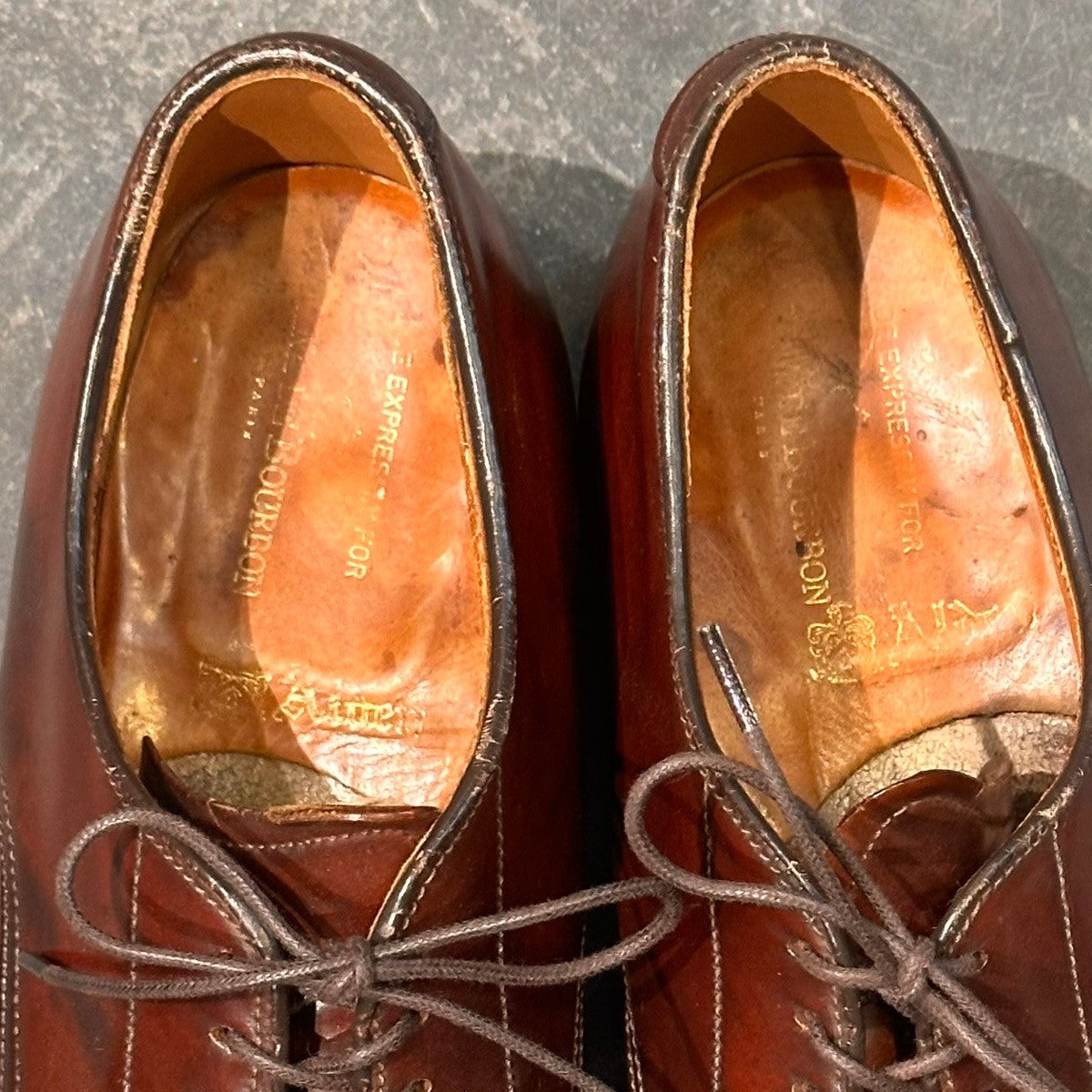 【ALDEN】オールデン 5492 MARINA DE BOURBON別注 Vチップ コードバン ダークバーガンディ サイズUS7.5D モディファイドラスト