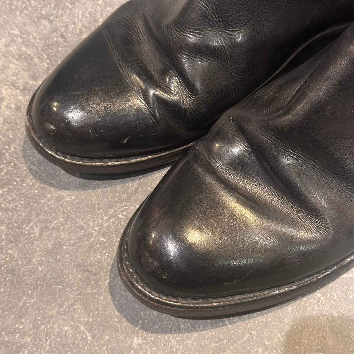 【PARABOOT】パラブーツ  サイドゴアブーツ カーフ ブラック サイズ44