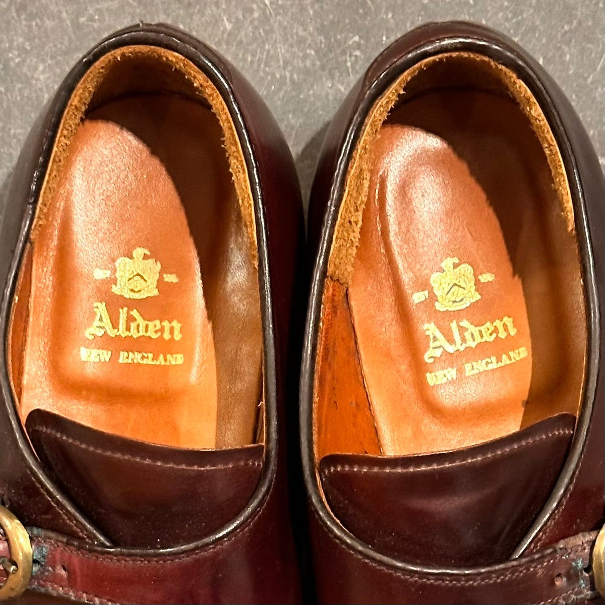 ALDEN】オールデン 954 シングルモンク コードバン ブラウン サイズ