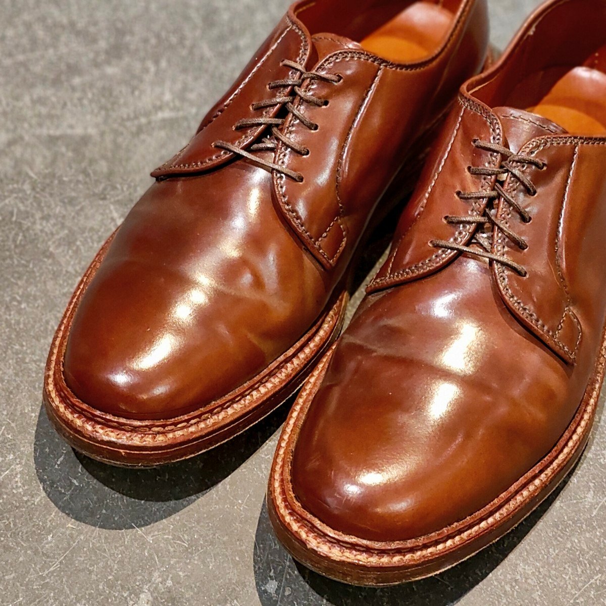 希少 美品【ALDEN】オールデン 99020 プレーントゥ コードバン ラベロ サイズ US7D バリーラスト