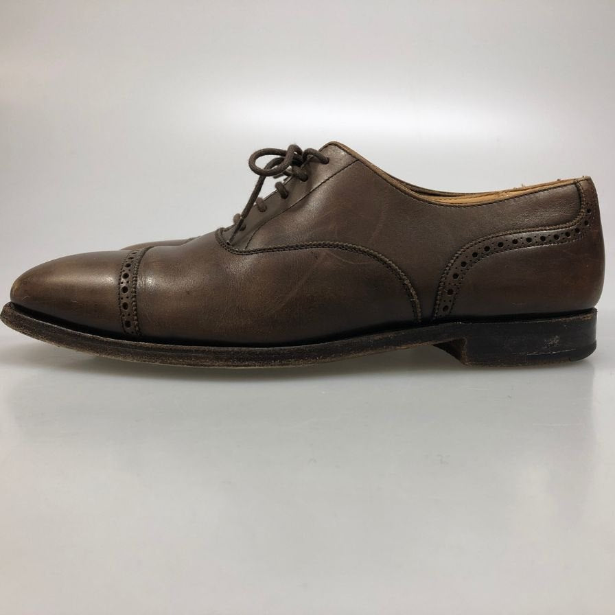 【Crockett & Jones】クロケット&ジョーンズ Fairford パンチドキャップトゥ ブラウン サイズUK6.5E