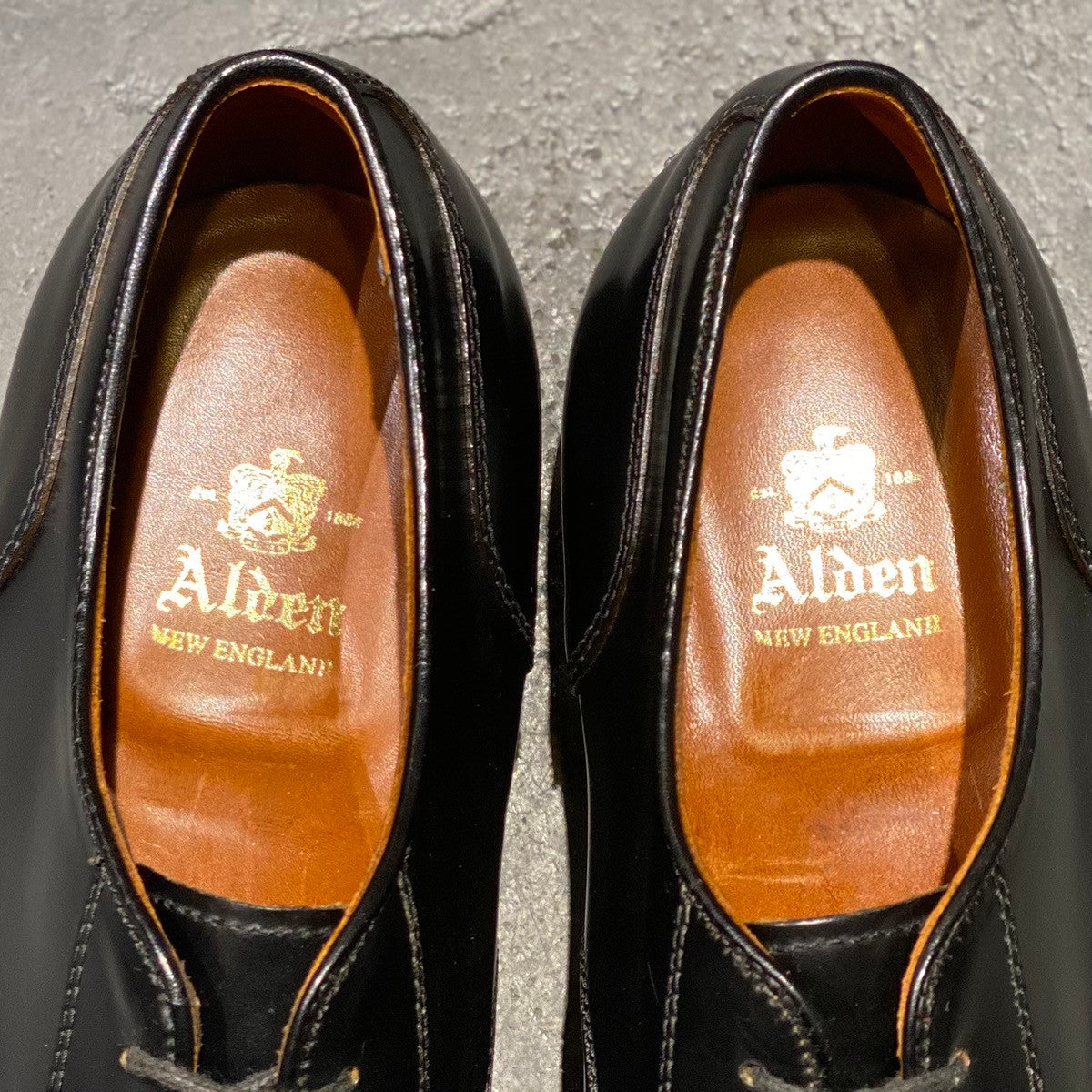 ALDEN オールデン 2451 ブラックコードバン 　US10 ALDEN】レザーシューズ 2451 NST コードバン バリーラスト