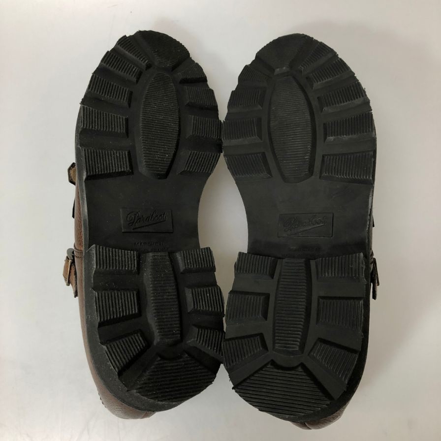 【PARABOOT】パラブーツ ダブルモンク ウィリアム  グレインレザー ブラウン ブラウン メンズ サイズUK6.5