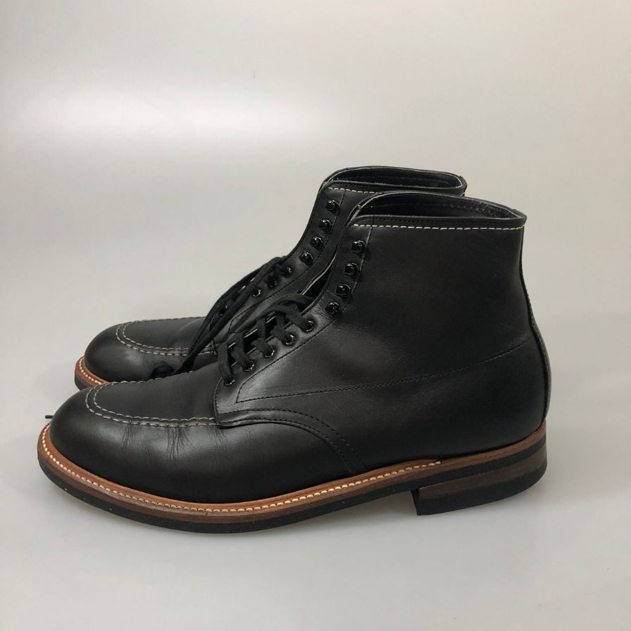 【オンライン限定】【alden】オールデン 401 インディーブーツ カーフ  ブラック メンズ ブラック  サイズUS9D