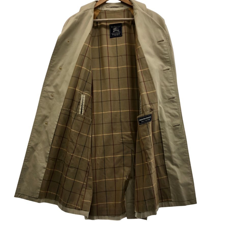 【BURBERRYS】バーバリー バルカラーコート コットン  MARUZEN別注 ベージュ サイズW90B