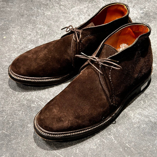 使用数回【ALDEN】オールデン 1479 チャッカブーツ バリーラスト ブラウン サイズ7.5 バリーラスト