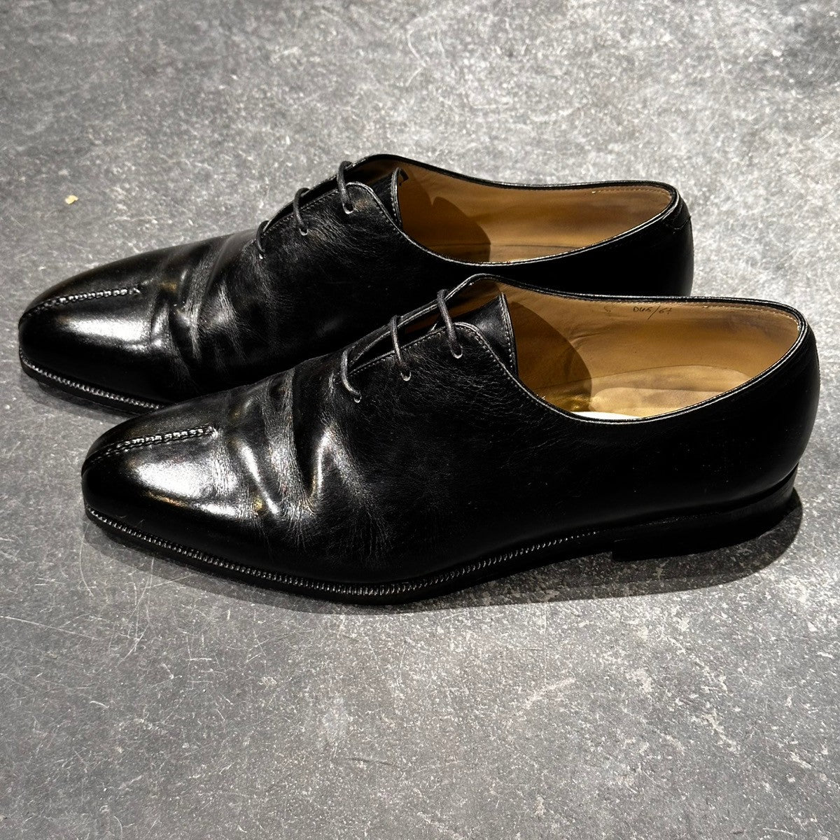 Berluti】ベルルッティ ホールカット 045 カーフ ブラック サイズUK6.5