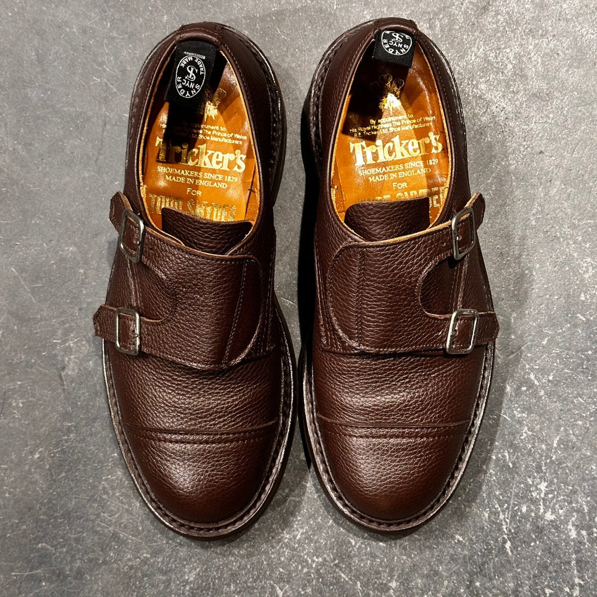 【週末セール】Tricker’s×TODD SNYDER革靴 ダブルモンク 希少【Tricker's】トリッカーズ TODD SNYDER別注 M7634 ダブルモンク