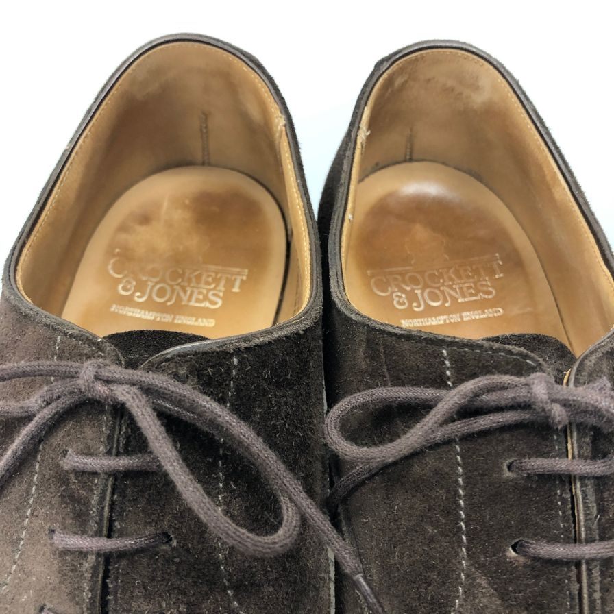 【CROCKETT＆JONES】CROCKETT＆JONES  スエードシューズ スエード ブラウン（茶系） サイズ 8 ラスト