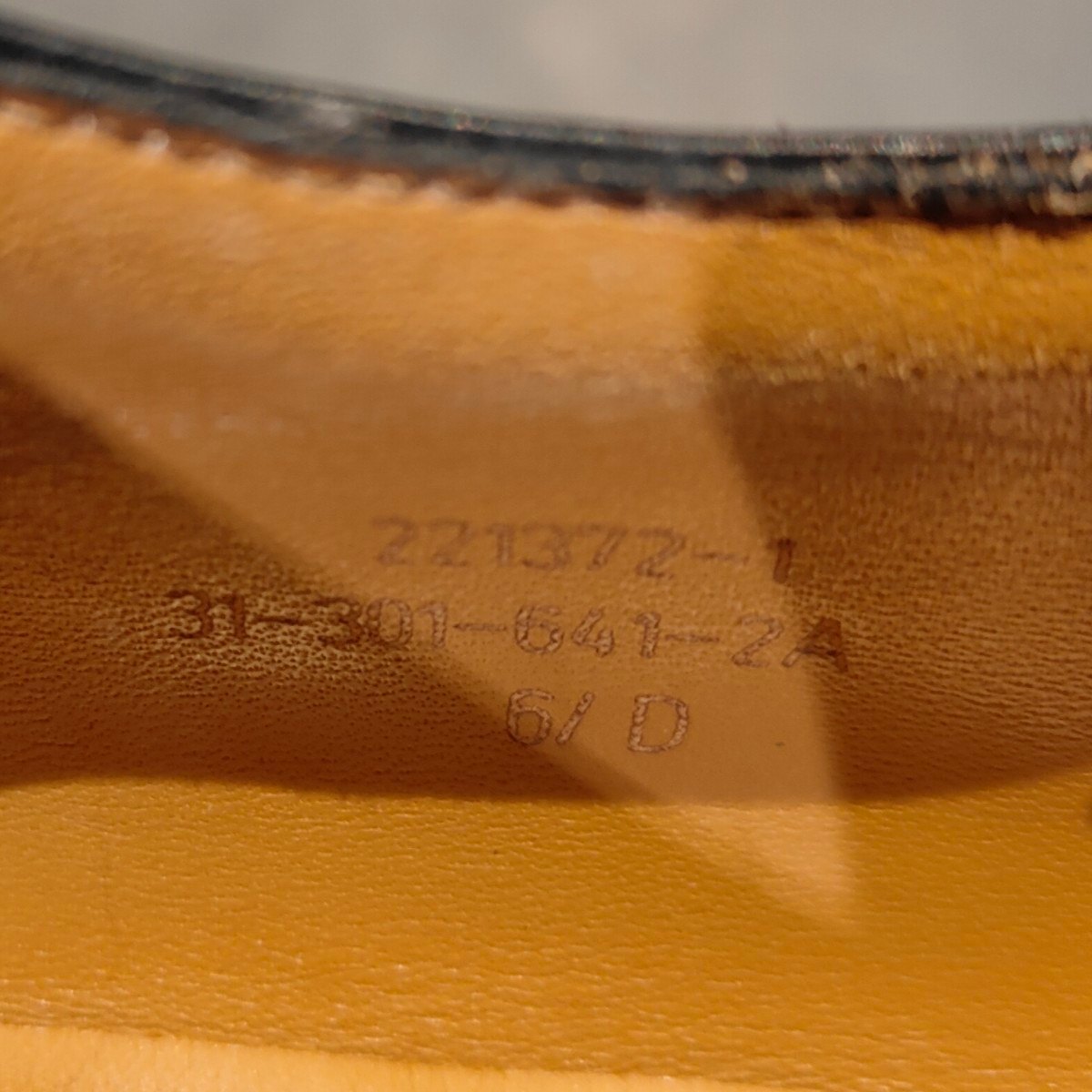 希少 使用数回 【J.M.WESTON】ジェイエムウエストン 641 ゴルフ Uチップ ロシアンカーフ ブラック サイズ UK6.5D 31ラスト 参考定価￥209,000-