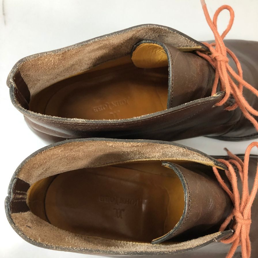 【JOHN LOBB】ジョンロブ  チャッカブーツ ロムゼイ メンズ サイズUK7E ブラウン ROMSEY