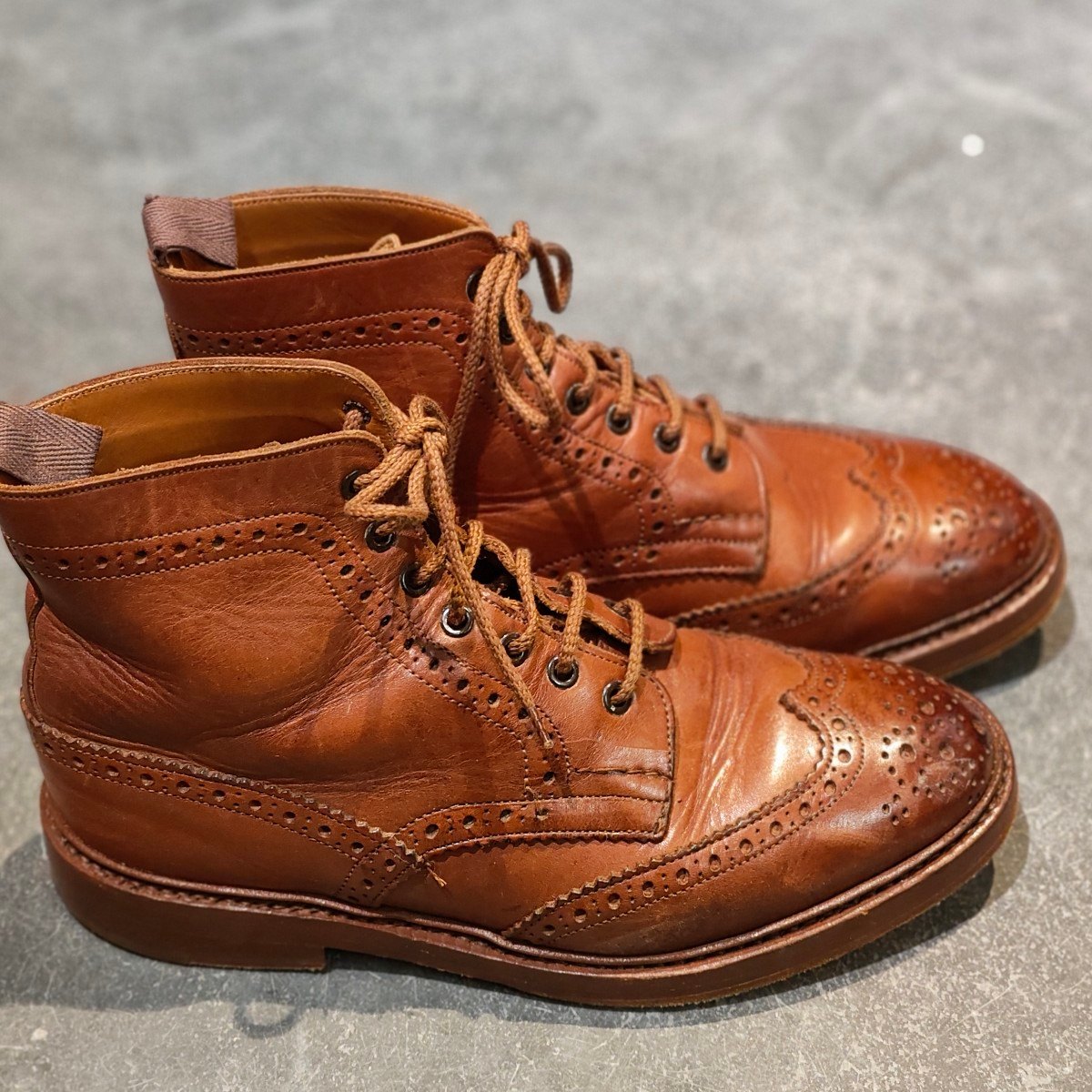 Tricker's】トリッカーズ SHIPS別注 2508 ウィングチップ カントリー