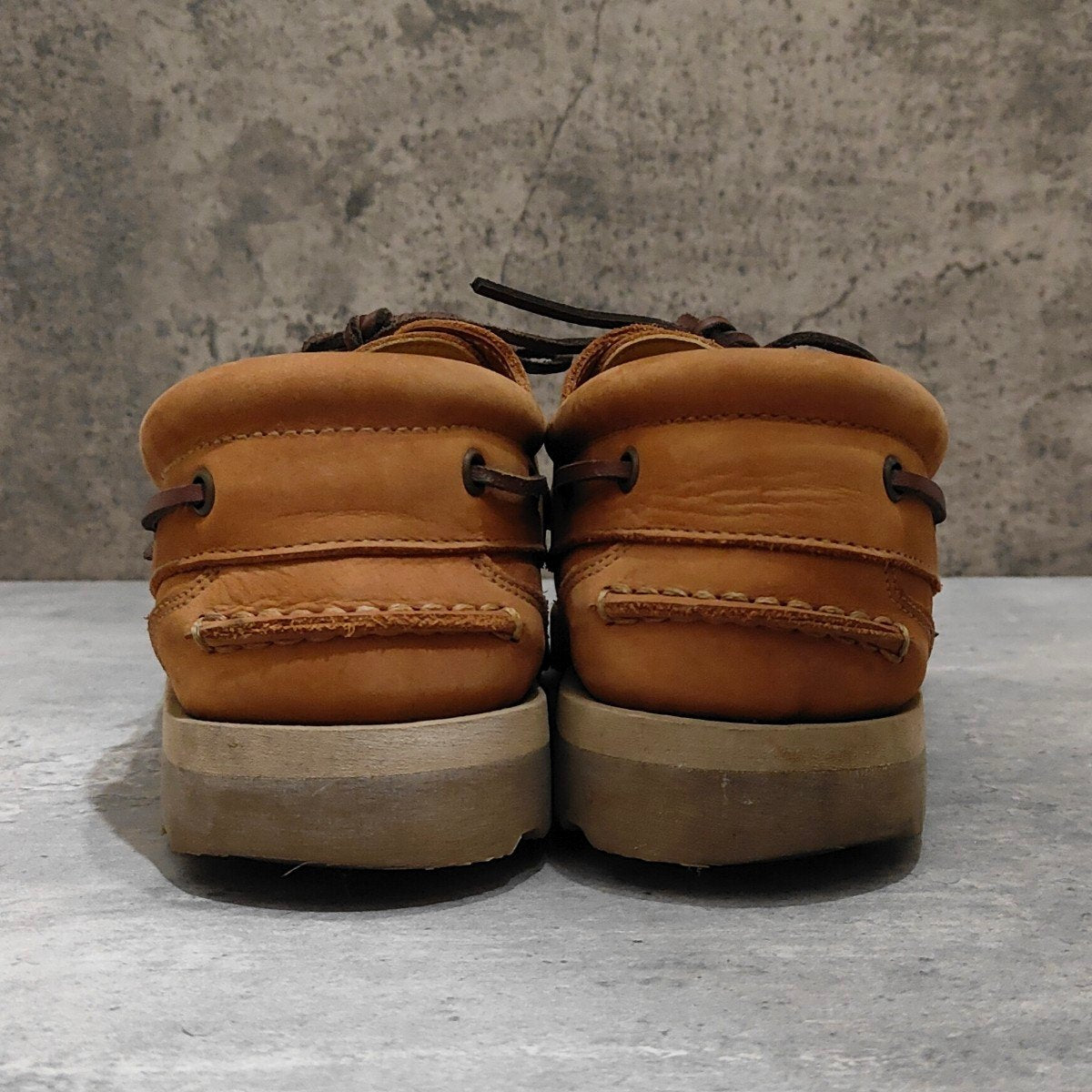 希少【Paraboot】アルペンター別注  デッキシューズ サファリ ブリアック ヌバック ブラウン サイズ UK8