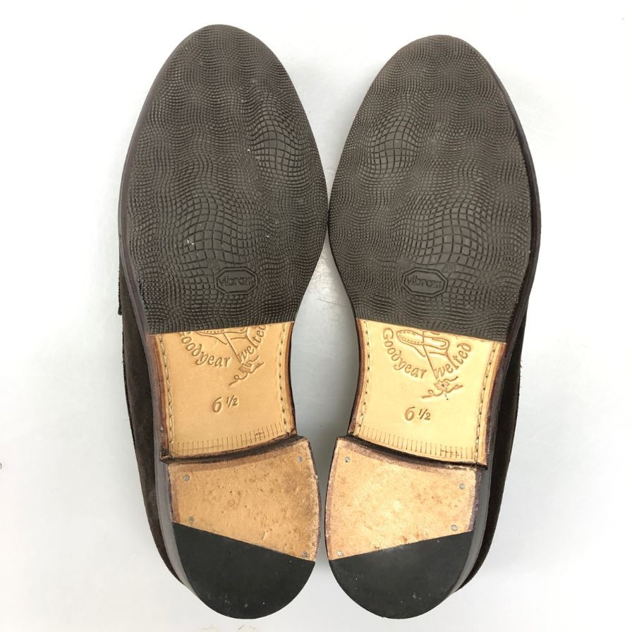 【Jalan Sriwijaya】ジャランスリウァヤ 98589 ローファー カーフ ブラウン（茶系） サイズ UK6ハーフ ラスト