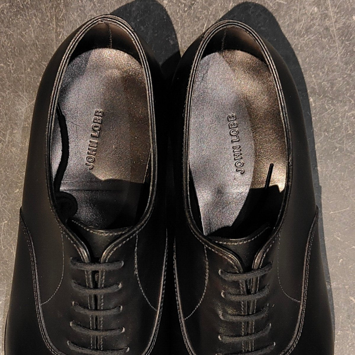 新品未使用【JOHN LOBB】ジョンロブ シティ2 ストレートチップ カーフ ブラック サイズUK6.5E 7000ラスト参考定価￥240,900-