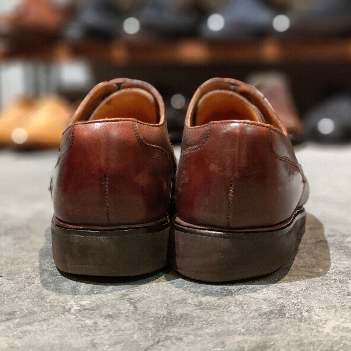 【Paraboot】パラブーツ シャンボード Uチップ リスレザー カフェ サイズ UK8 参考定価￥96,800-