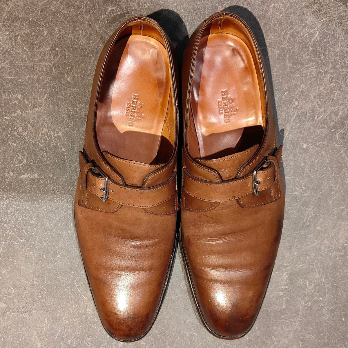 希少【HERMES】エルメス ジョンロブ製 ジャーヴィス JARVIS カーフ
