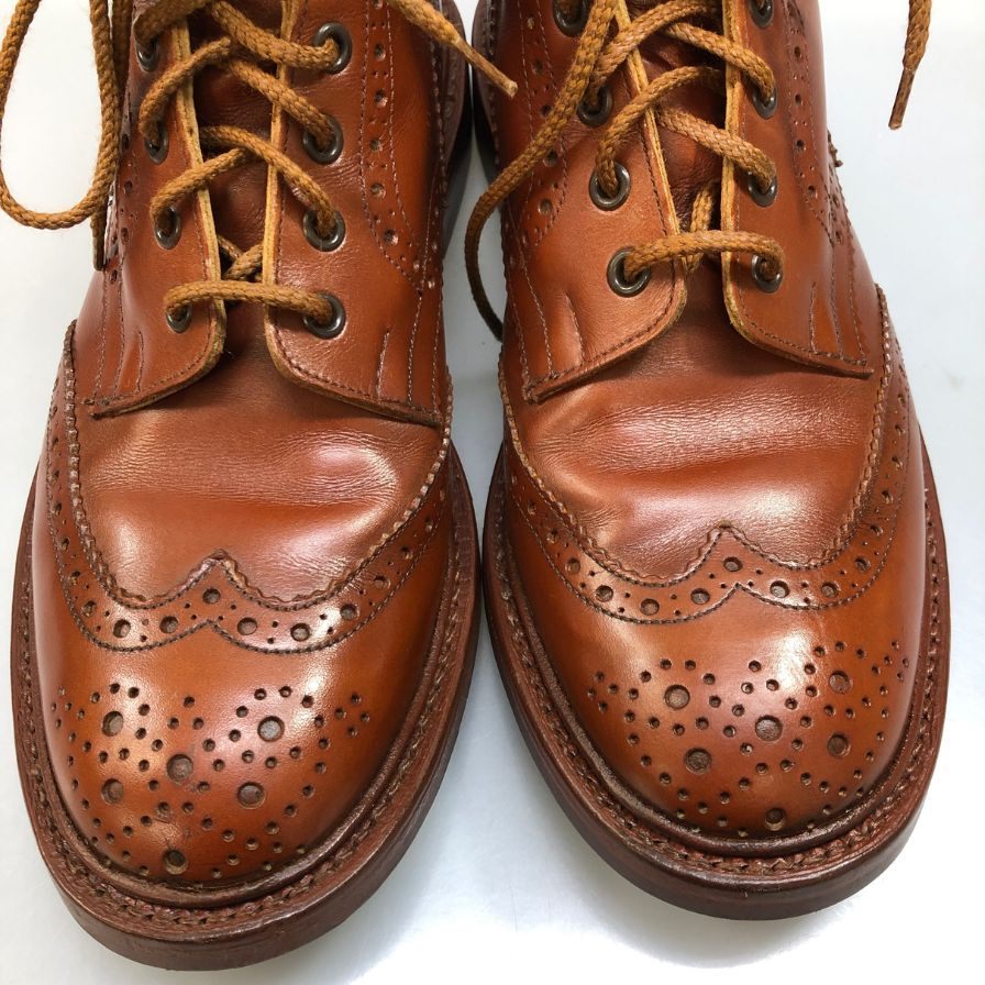 【Tricker's】トリッカーズ M5634 レザーブーツ カーフレザー ブラウン（茶系） サイズ 8.5 ラスト