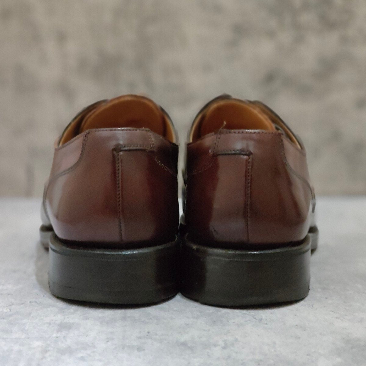 【Crockett&Jones】クロケット&ジョーンズ オンスロー Uチップ コードバン バーガンディ サイズUK7.5E