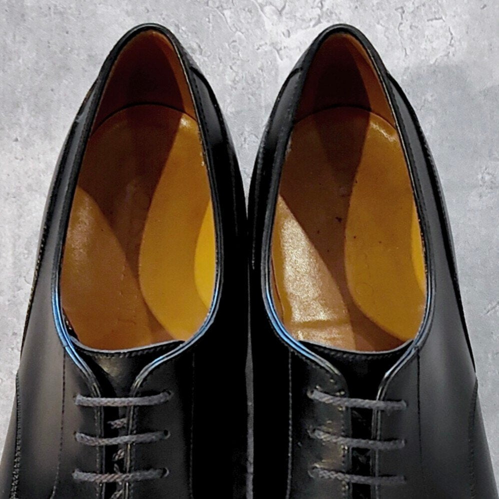 美品 【J.M.WESTON】ジェイエムウエストン 641 ゴルフ Uチップ ボックスカーフ ブラック サイズ UK7C 31ラスト 参考定価￥187,000-