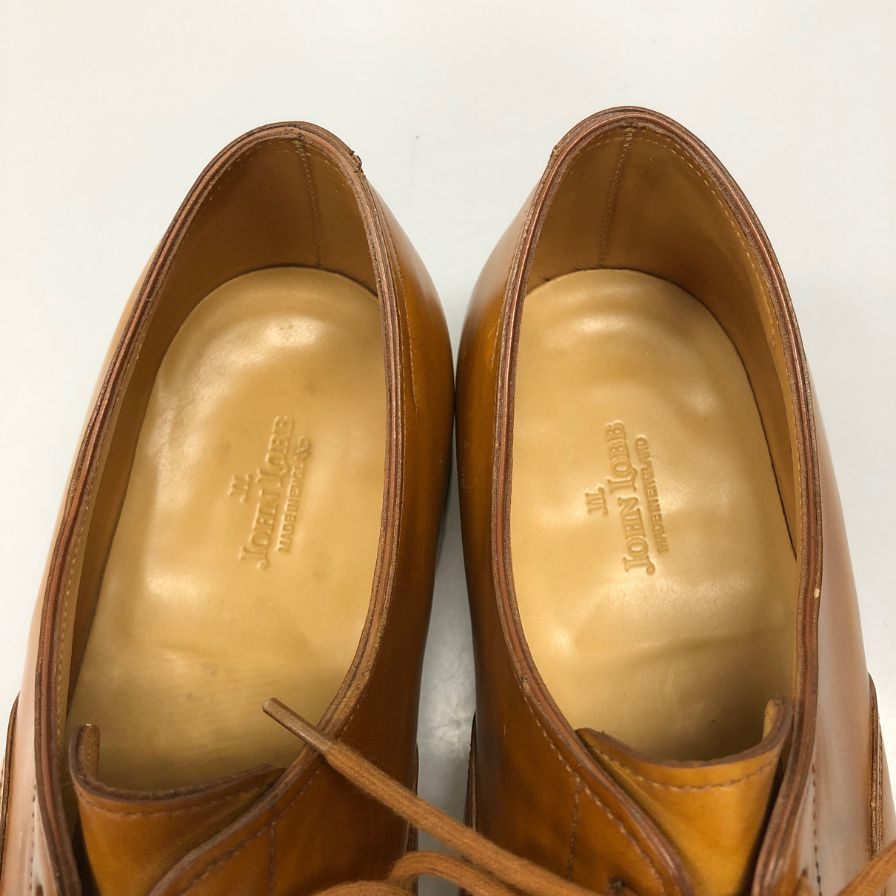 【JOHN LOBB】ジョンロブ シティ2 ビジネスシューズ カーフ ブラウン（茶系） サイズ UK6.5E 7000ラスト